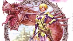 Blondes woman fantasy yamashita