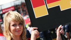 Blondes woman formula one