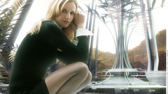 Blondes woman futuristic Future