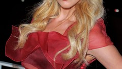 Blondes woman green eyes