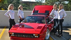 Blondes woman jeans Trees