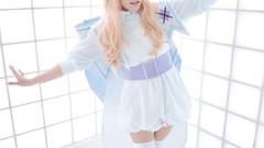 Blondes woman macross cosplay