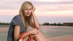Blondes woman maria sharapova
