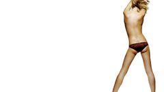 Blondes woman panties back