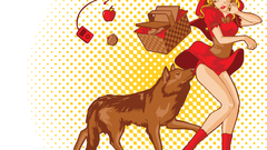 Blondes woman panties minimalistic