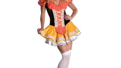 Blondes woman pigtails Simple