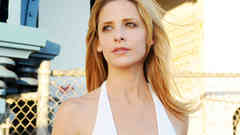 Blondes woman Sarah Michelle