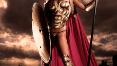 Blondes woman Spartan