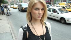 Blondes woman streets Nicole