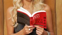 Blondes woman sun Paris