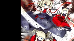 Blondes woman touhou dress