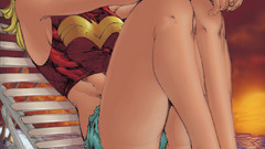 Blondes woman Wonder Woman