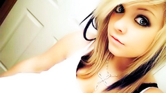 Blondes Women blue eyes