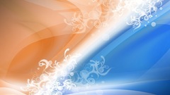 Blood and ice abstract