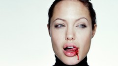 Blood Angelina Jolie brunettes models