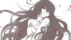 Blood Anime dress red eyes anime girls brunettes pandora hearts 