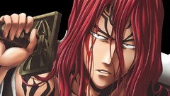 Blood Anime faces tattoos bleach redheads Abarai Renji