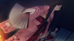 Blood Anime fans innocent grey novel game cg Japanese clothes 