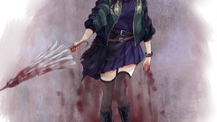 Blood anime girls gore