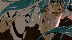 Blood anime girls hatsune miku vocaloid Rolling Girl (Vocaloid)