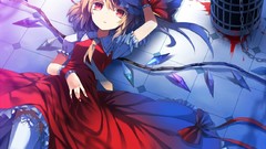 Blood anime girls touhou flandre scarlet video games