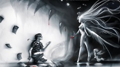 Blood artwork sakimichan