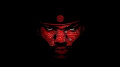 Blood black background rap rapper minimalistic