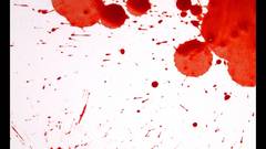 Blood blood splatters