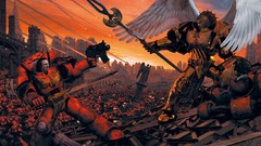 Blood full not angels just Sanguinius his technically