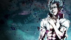 Blood grunge blue hair bleach Espada grimmjow jaegerjaquez 