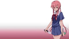 Blood Knives anime girls mirai nikki gasai yuno