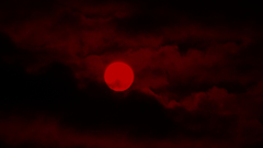 Blood like skies nature