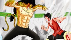 Blood monkey d luffy anime boys One Piece (anime)