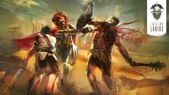 Blood paintings Warriors fantasy art