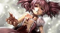 Blood pink hair mahou