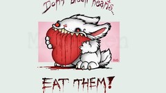 Blood rabbits Hearts