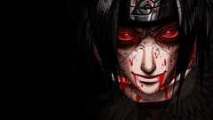 Blood red eyes uchiha itachi naruto shippuden headbands