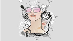 Blood sunglasses Hearts Simple