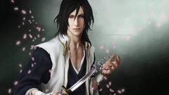 Blood Swords long hair bleach flower petals Captains Kuchiki 