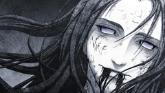 Blood Symbols Characters faces monochrome long hair hyuuga neji 