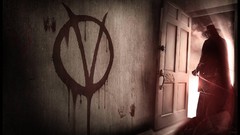 Blood V for Vendetta Knives