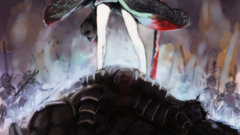 Blood weapons red eyes