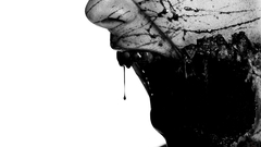 Blood zombies monochrome greyscale