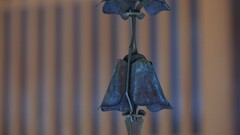 blossoms bokeh simple Simple Background blue metal