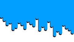 Blue abstract clean dripping