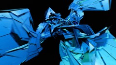 Blue abstract colors 3d