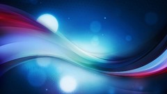 Blue abstract colors digital art