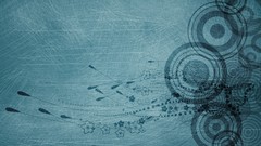 Blue abstract digital art