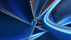 Blue abstract fractal