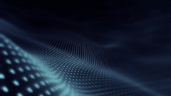 Blue abstract futuristic